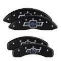 Picture of MGP 4 Caliper Covers Engraved Front RAM Engraved Rear RAMHEAD Red finish silver ch