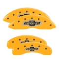 Picture of MGP 4 Caliper Covers Engraved Front RAM Engraved Rear RAMHEAD Yellow finish black ch