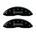 Picture of MGP 4 Caliper Covers Engraved Front Lincoln Engraved Rear MKT Black finish silver ch