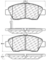Picture of StopTech Performance 09-17 Honda Fit Front Brake Pads