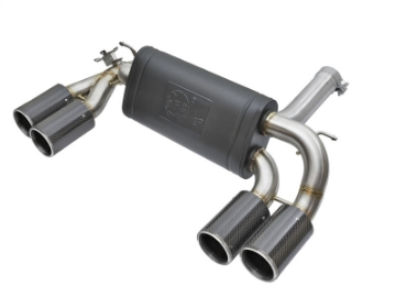 Picture of aFe MACHForce XP 3in - 2 1-2in Axle Back 304SS Exhaust w- Carbon Fiber Tips 16-17 BMW M2 f87