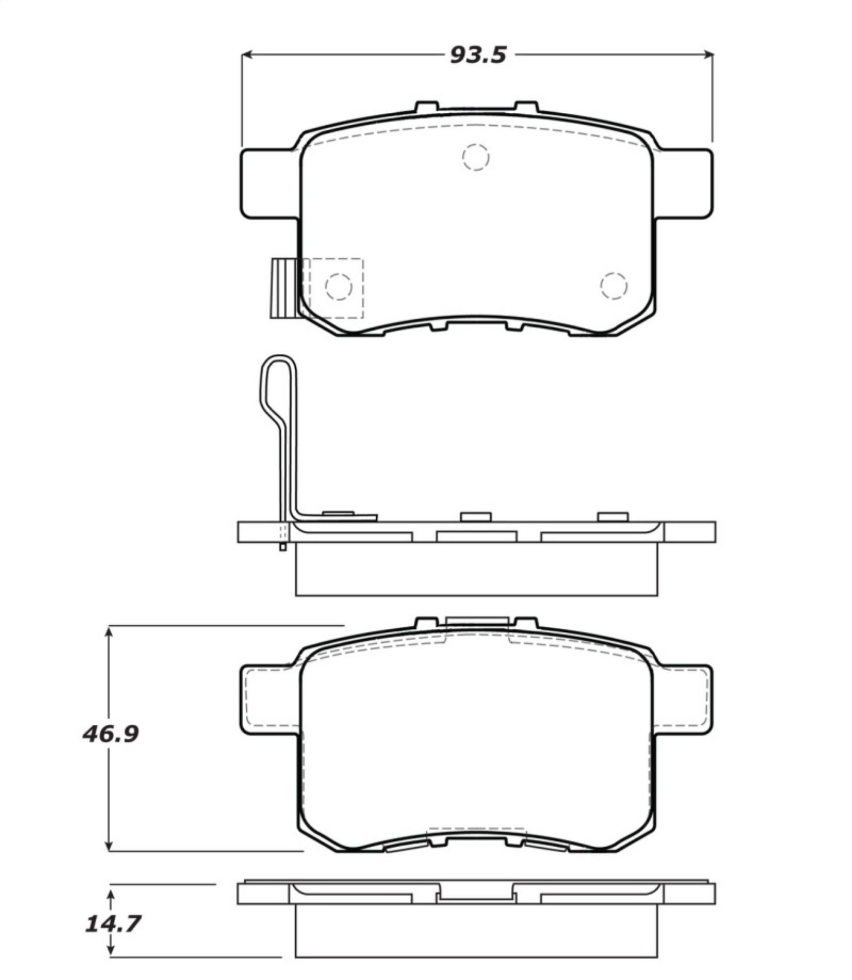 Picture of StopTech Performance Touring Brake Pads
