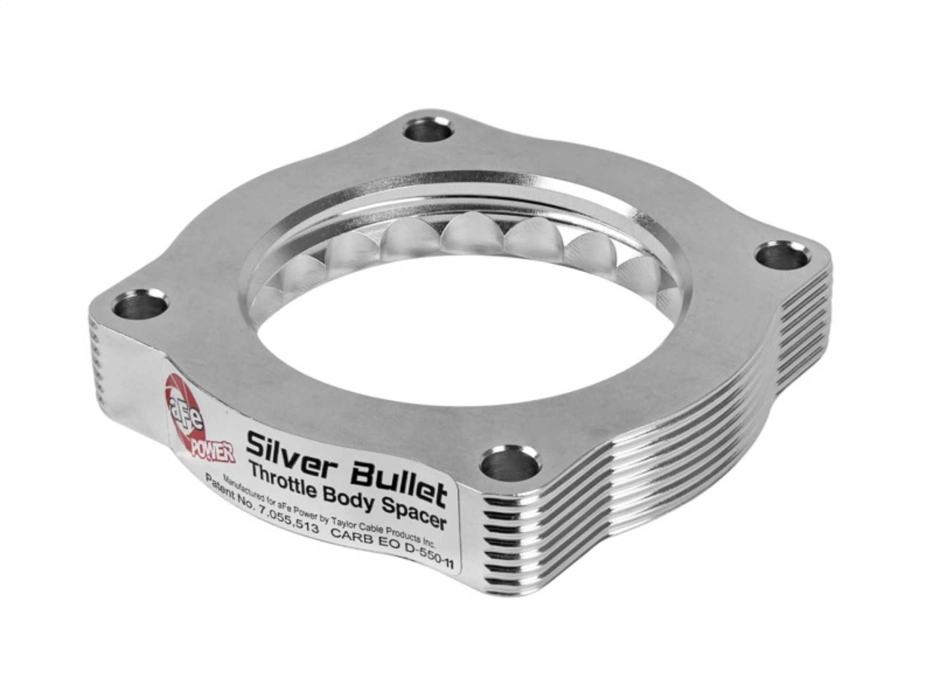 Picture of aFe Silver Bullet Throttle Body Spacers TBS BMW 335i N54 07-11 135i-535i 08-10 L6-3-0L tt