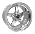 Picture of Race Star 92 Drag Star 15x10-00 5x4-75bc 4-50bs Direct Drill Polished Wheel