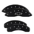 Picture of MGP 4 Caliper Covers Engraved Front & Rear Block-Charger Black finish silver ch