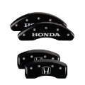 Picture of MGP Front set 2 Caliper Covers Engraved Front 2015-Civic Black finish silver ch