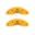 Picture of MGP Front set 2 Caliper Covers Engraved Front Chevy racing Yellow finish black ch