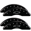 Picture of MGP Front set 2 Caliper Covers Engraved Front Sonic Yellow finish black ch