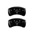 Picture of MGP Rear set 2 Caliper Covers Engraved Rear 2015-Bar & Pony Black finish silver ch