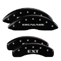 Picture of MGP 4 Caliper Covers Engraved Front Cursive-Cadillac Engraved Rear SRX Black finish silver ch