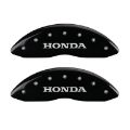 Picture of MGP 4 Caliper Covers Engraved Front Honda Engraved Rear H Logo Black finish silver ch