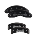 Picture of MGP 4 Caliper Covers Engraved Front Cursive-Challenger Engraved Rear RT Black finish silver ch