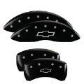 Picture of MGP 4 Caliper Covers Engraved Front Cursive-Challenger Engraved Rear RT Yellow finish black ch