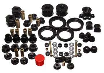 Picture of Energy Suspension 96-00 Honda Civic-CRX Black Hyper-Flex Master Bushing Set