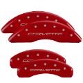 Picture of MGP Front set 2 Caliper Covers Engraved Front Cruze Yellow finish black ch