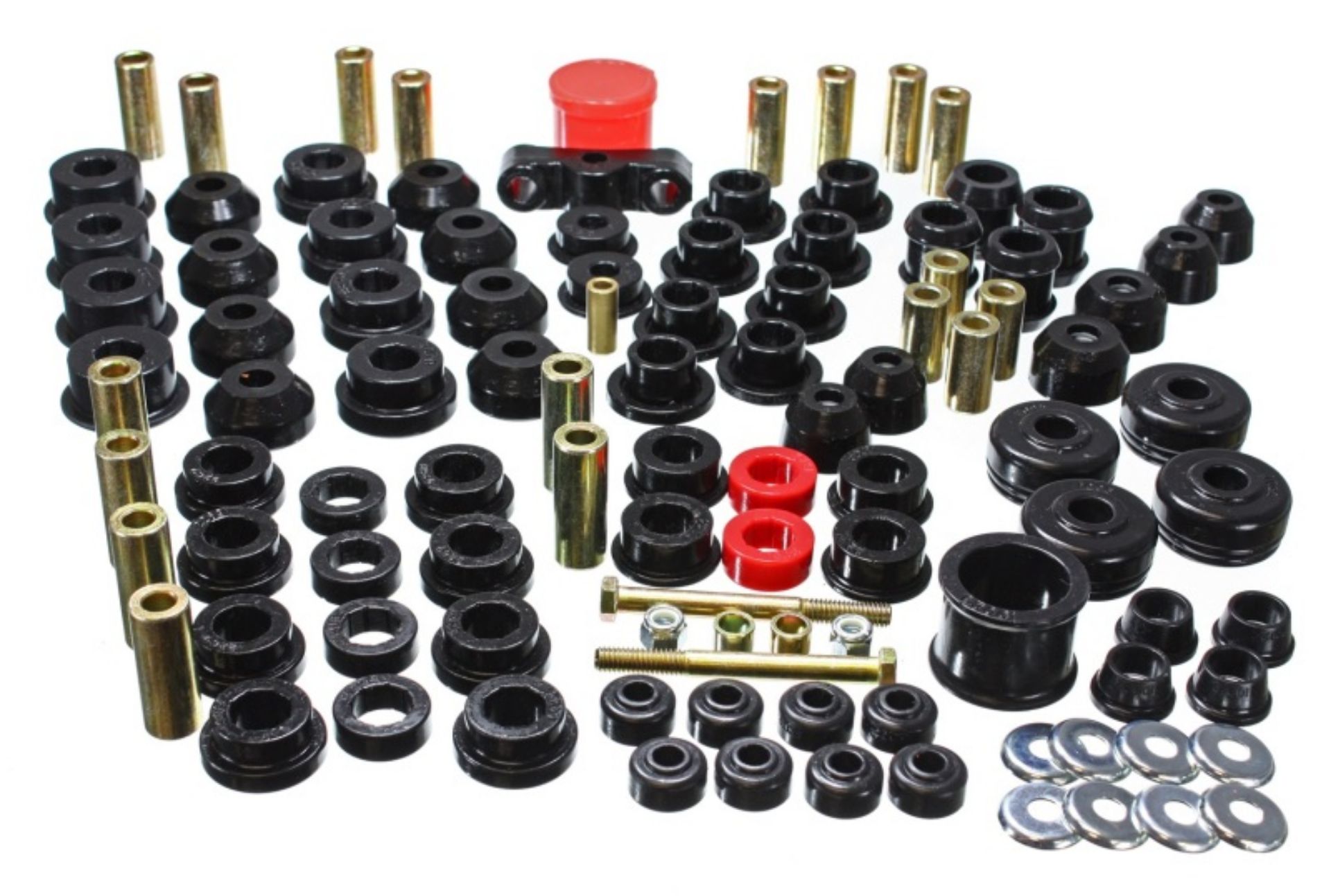 Picture of Energy Suspension 88-91 Honda Civic-CRX Black Hyper-Flex Master Bushing Set