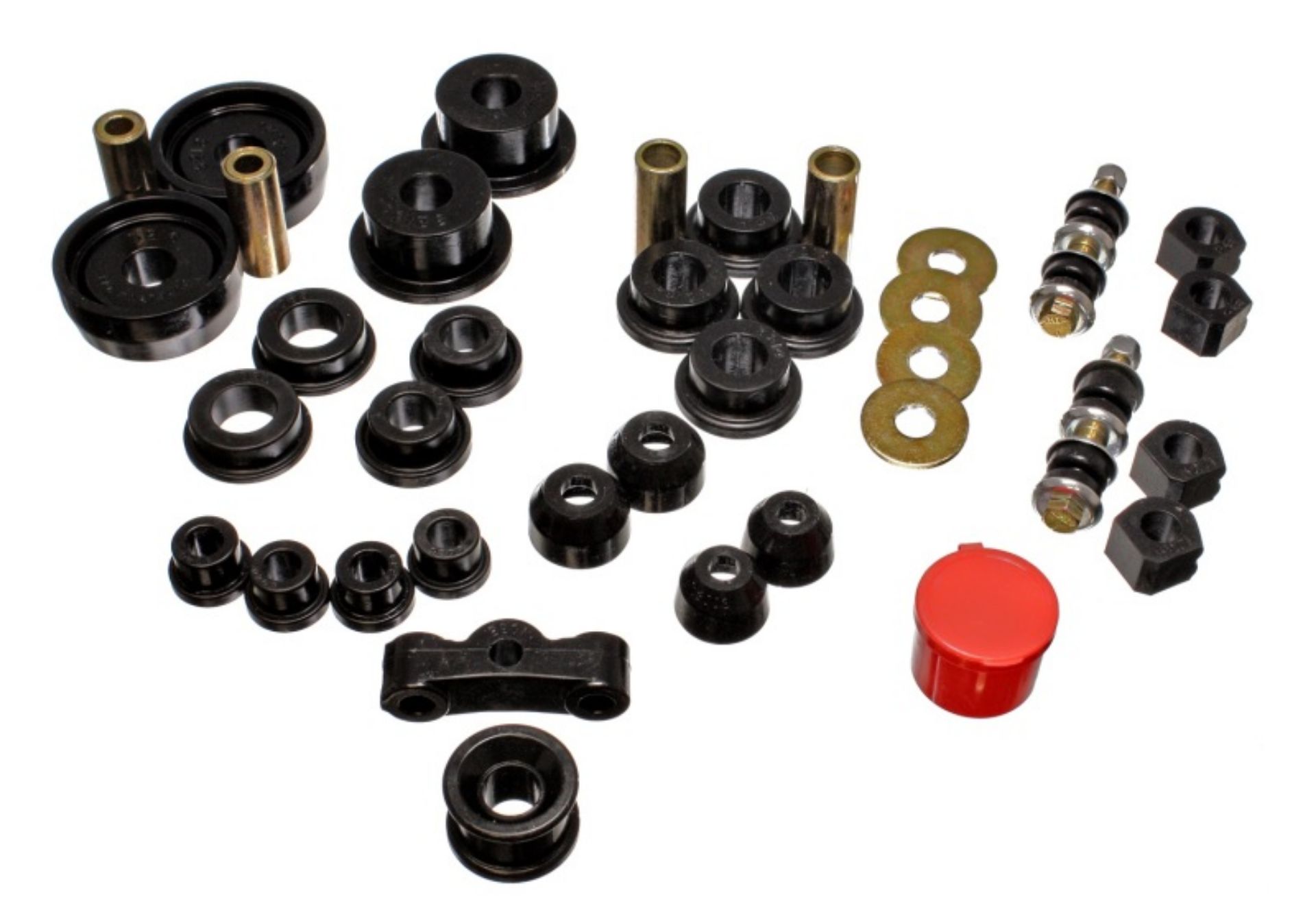 Picture of Energy Suspension 84-87 Honda Civic-CRX Black Hyper-Flex Master Bushing Set