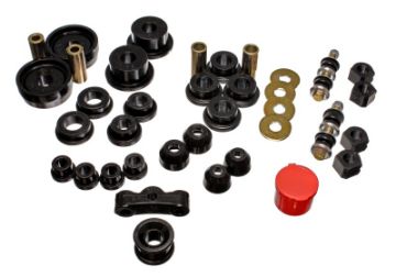 Picture of Energy Suspension 84-87 Honda Civic-CRX Black Hyper-Flex Master Bushing Set