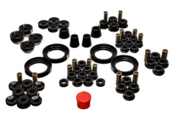 Picture of Energy Suspension 92-96 Honda Prelude Black Hyper-Flex Master Bushing Set