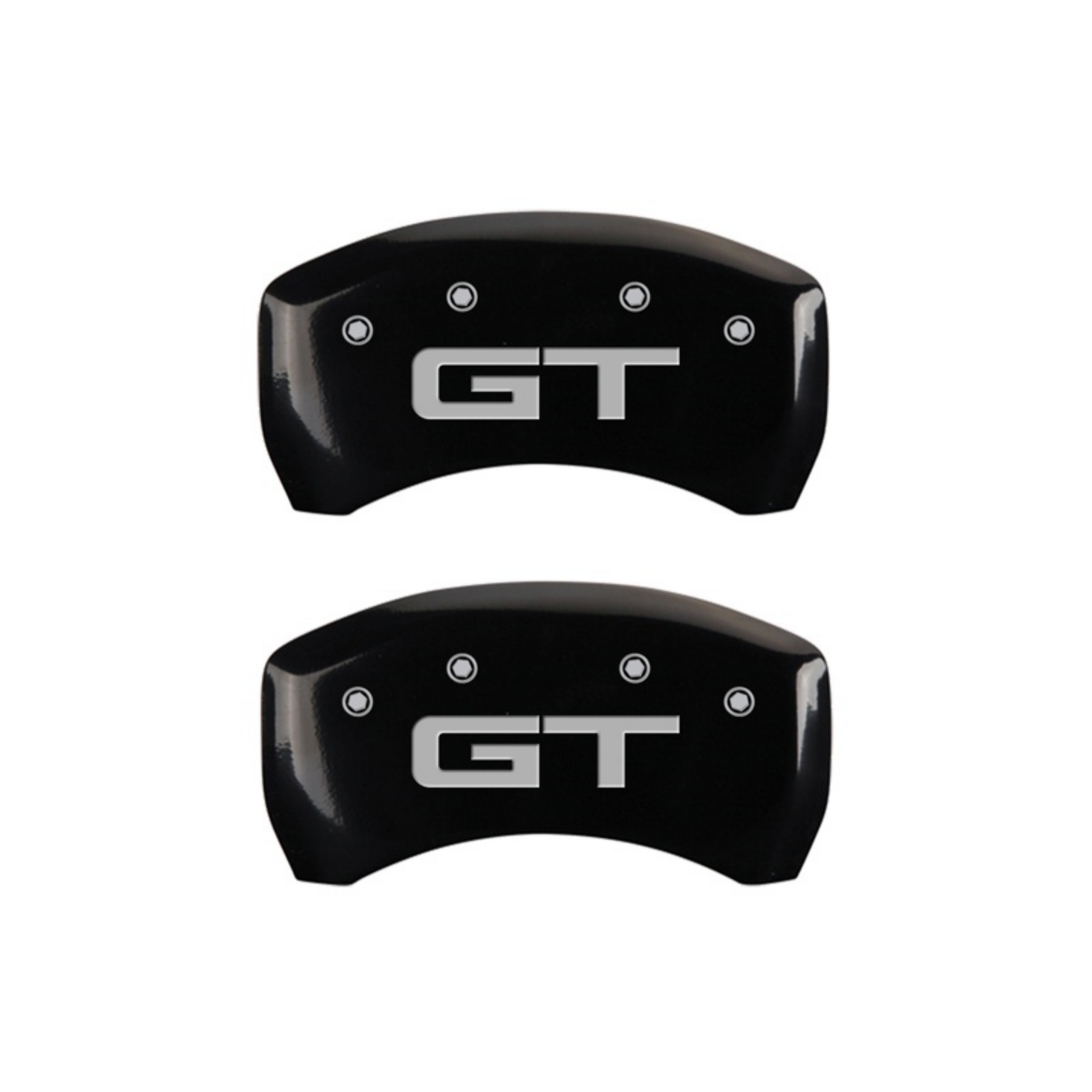 Picture of MGP Rear set 2 Caliper Covers Engraved Rear 2015-GT Black finish silver ch