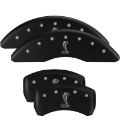 Picture of MGP Rear set 2 Caliper Covers Engraved Rear 2015-GT Black finish silver ch