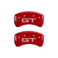 Picture of MGP Rear set 2 Caliper Covers Engraved Rear 2015-GT Red finish silver ch