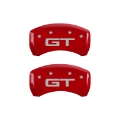 Picture of MGP Rear set 2 Caliper Covers Engraved Rear 2015-GT Red finish silver ch