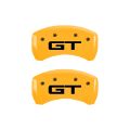 Picture of MGP Rear set 2 Caliper Covers Engraved Rear 2015-GT Yellow finish black ch