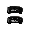 Picture of MGP Rear set 2 Caliper Covers Engraved Rear 2015-50 Black finish silver ch