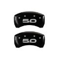Picture of MGP Rear set 2 Caliper Covers Engraved Rear 2015-50 Black finish silver ch