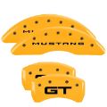Picture of MGP Rear set 2 Caliper Covers Engraved Rear 2015-50 Red finish silver ch