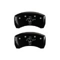 Picture of MGP Rear set 2 Caliper Covers Engraved Rear 2015-Bar & Pony Black finish silver ch