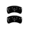Picture of MGP Rear set 2 Caliper Covers Engraved Rear 2015-Bar & Pony Black finish silver ch