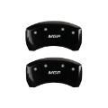 Picture of MGP Rear set 2 Caliper Covers Engraved Rear MGP Black finish silver ch