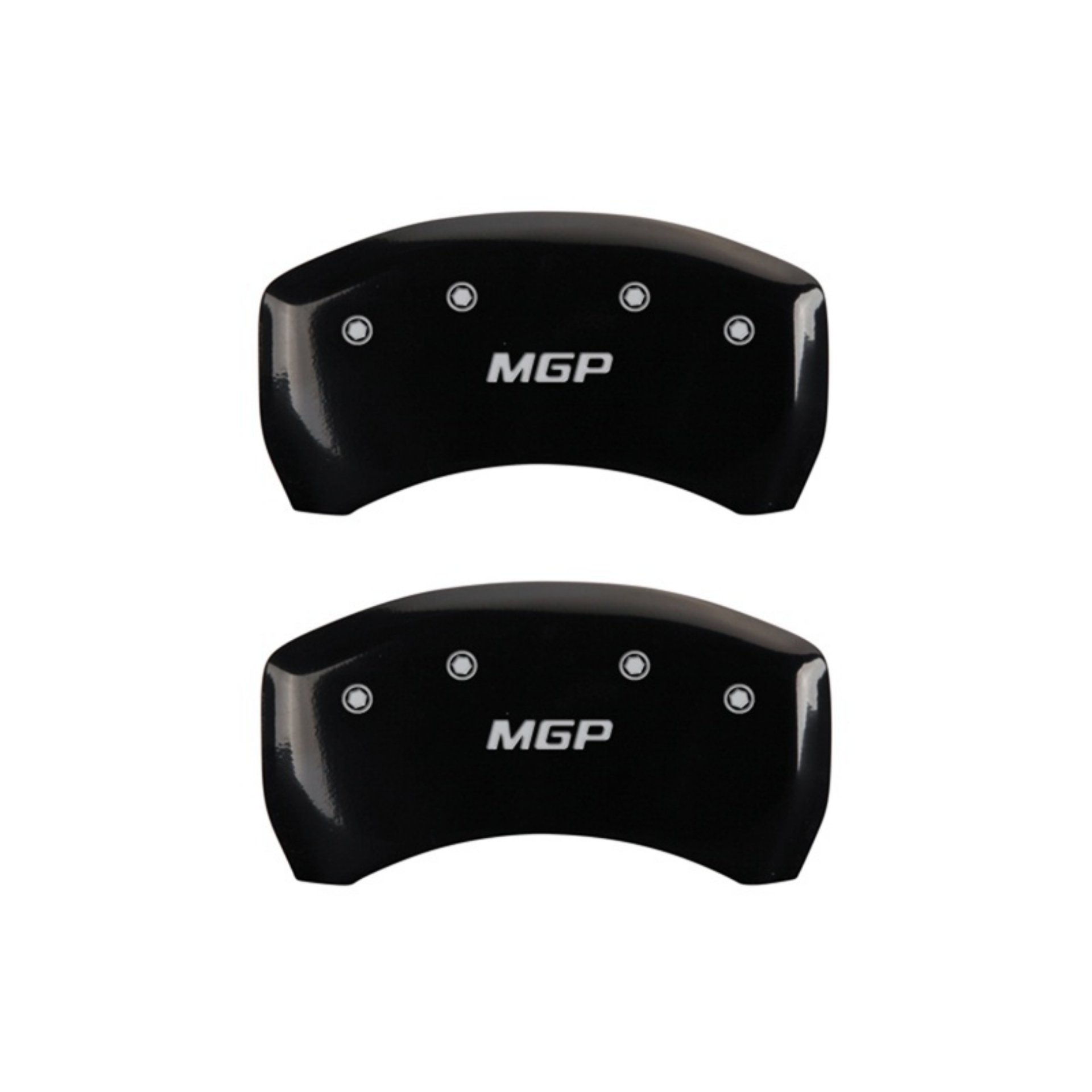 Picture of MGP Rear set 2 Caliper Covers Engraved Rear MGP Black finish silver ch