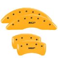 Picture of MGP Rear set 2 Caliper Covers Engraved Rear Tiffany Snake Red finish silver ch
