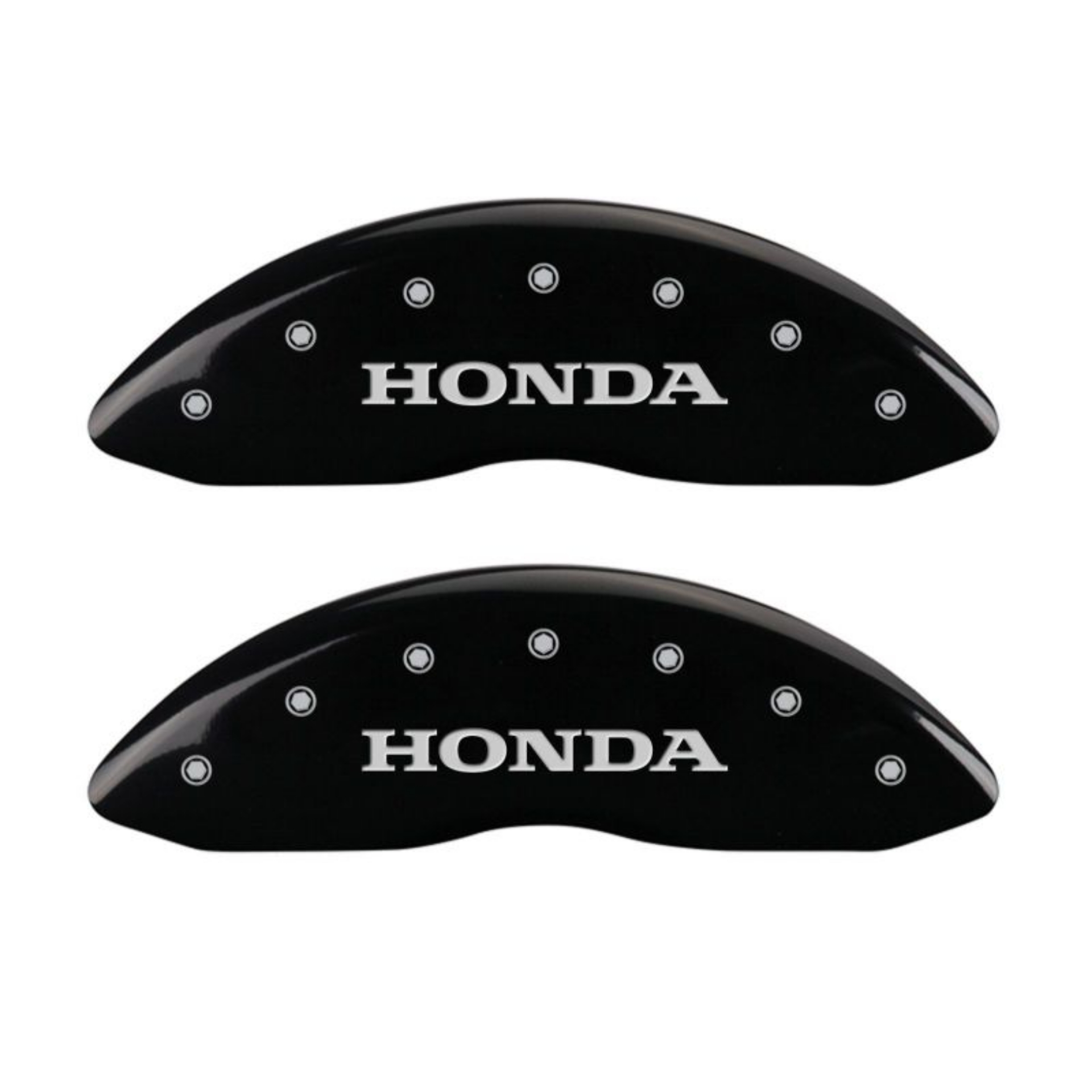 Picture of MGP 4 Caliper Covers Engraved Front Honda Engraved Rear Pilot-2016 Black finish silver ch