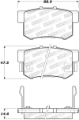 Picture of StopTech Performance 2000-2009 Honda S2000 Rear Sport Brake Pads