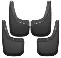 Picture of Husky Liners 07-13 Chevy Silverado 1500 LT - 07-14 Silverado 2500HD Front & Rear Mud Guards - Black