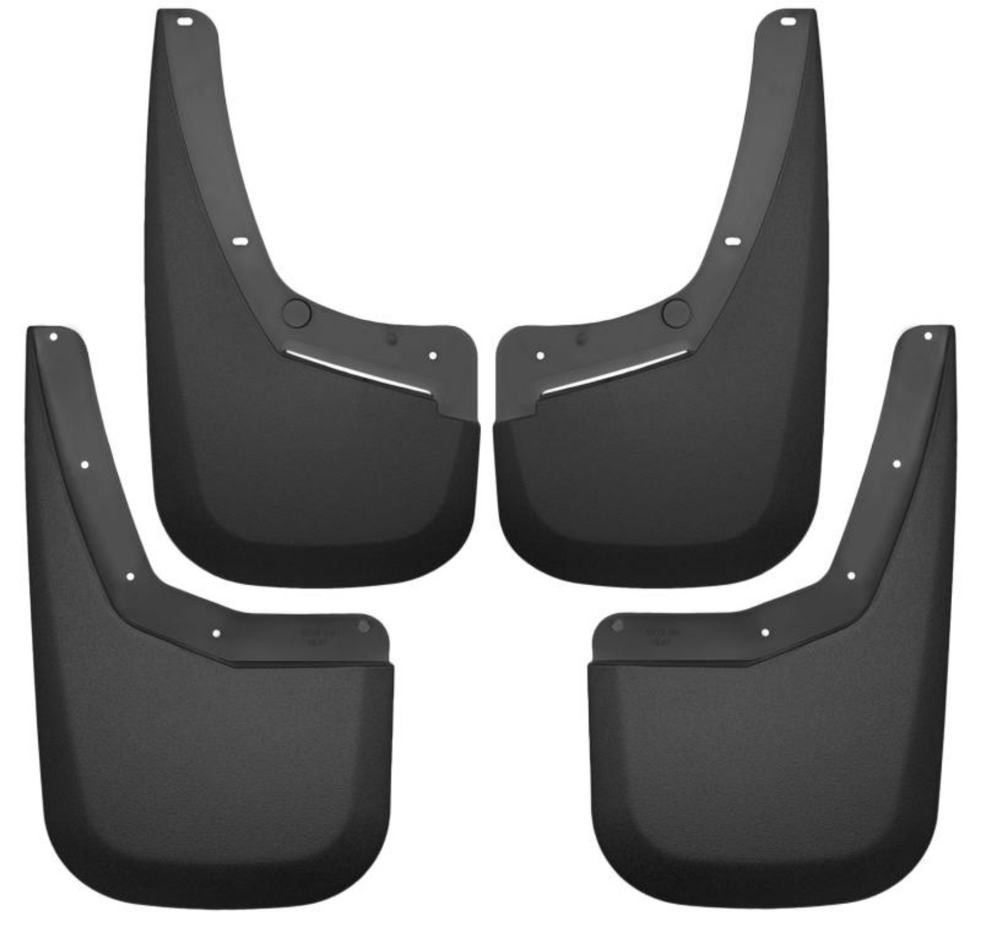 Picture of Husky Liners 07-13 Chevy Silverado 1500 LT - 07-14 Silverado 2500HD Front & Rear Mud Guards - Black
