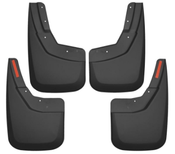 Picture of Husky Liners 14-17 Chevy Silverado 1500 - 15-16 Silverado 2500 HD Front and Rear Mud Guards - Black