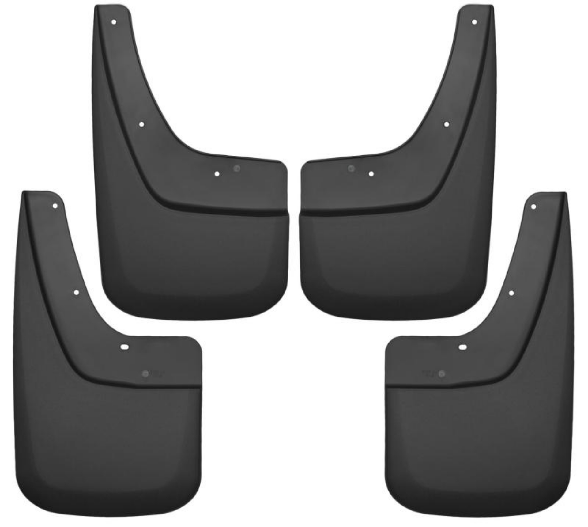 Picture of Husky Liners 14-17 GMC Sierra 1500 - 15-16 Sierra 2500 HD Front and Rear Mud Guards - Black