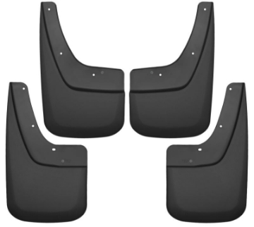 Picture of Husky Liners 14-17 GMC Sierra 1500 - 15-16 Sierra 2500 HD Front and Rear Mud Guards - Black