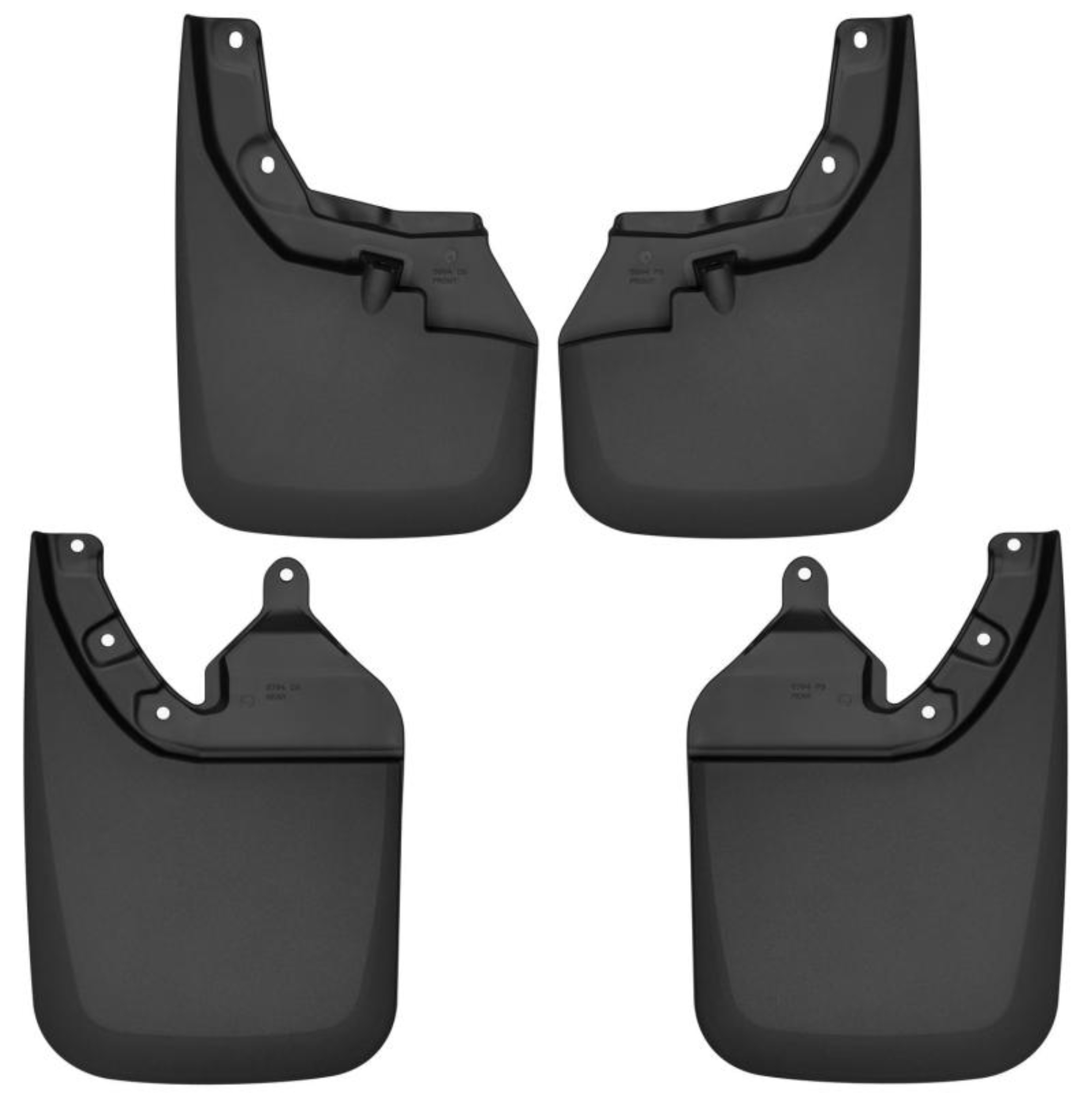 Picture of Husky Liners 16-22 Toyota Tacoma w- OE Fender Flares Front and Rear Mud Guards - Black