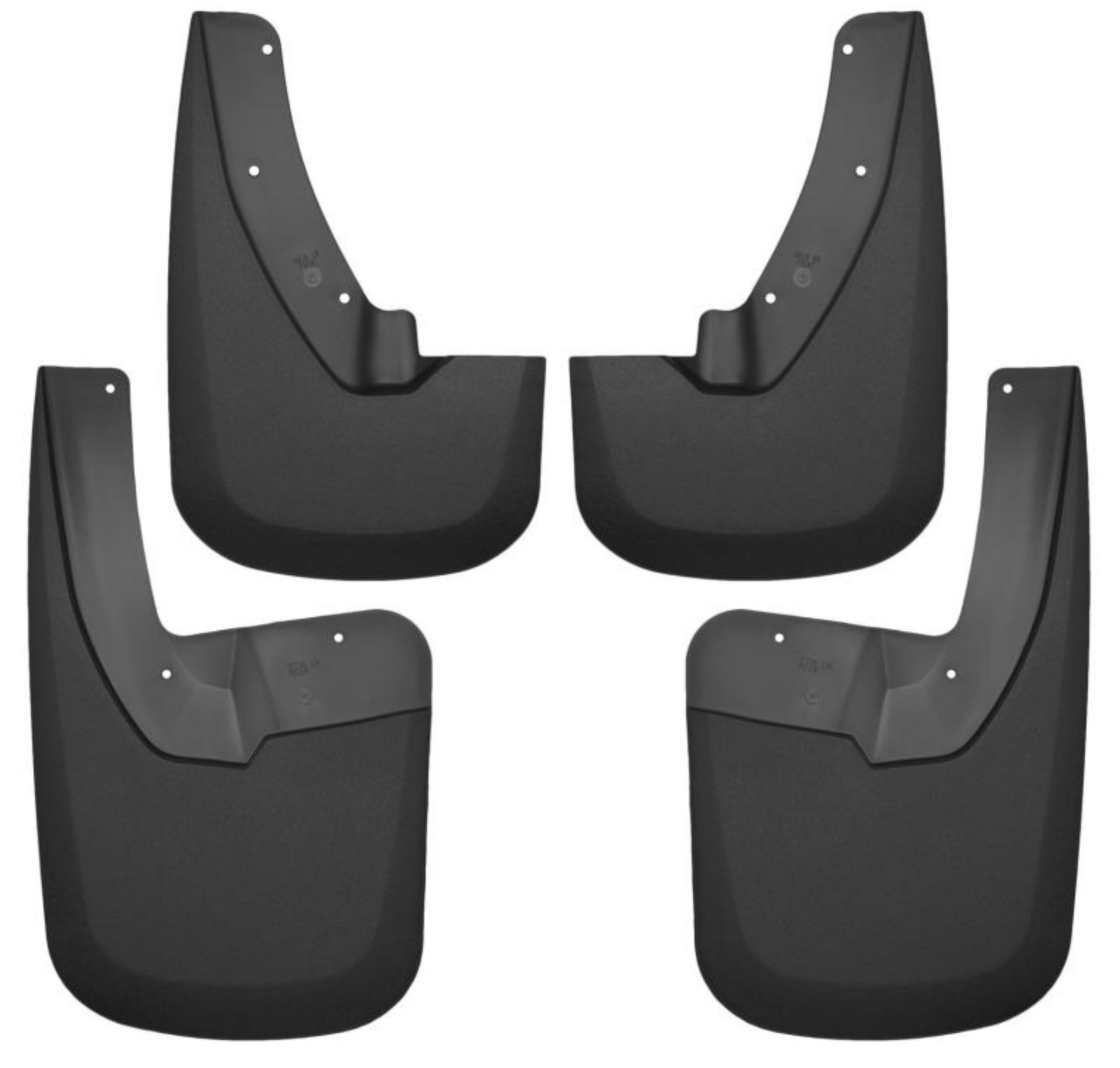 Picture of Husky Liners 09-17 Dodge Ram 1500-2500 Both w- OE Fender Flares Front and Rear Mud Guards - Black