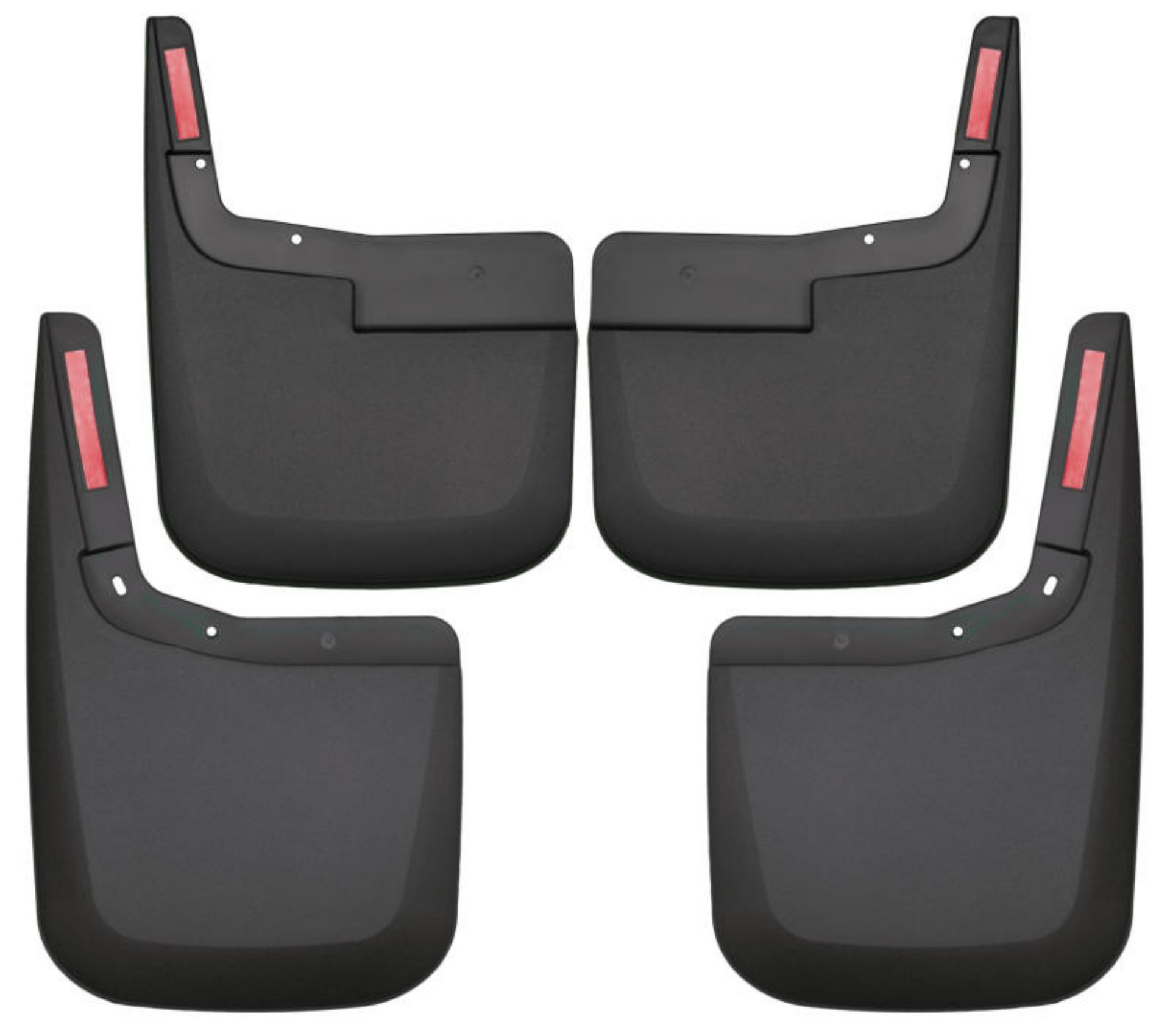Picture of Husky Liners 2015-2017 Ford F-150 w-o Fender Flares Front and Rear Mud Guards - Black