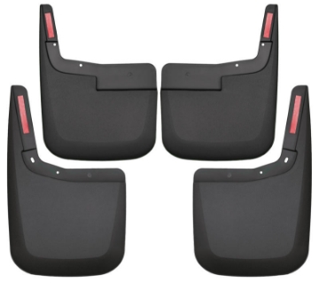 Picture of Husky Liners 2015-2017 Ford F-150 w-o Fender Flares Front and Rear Mud Guards - Black