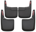Picture of Husky Liners 2015-2017 Ford F-150 w-o Fender Flares Front and Rear Mud Guards - Black