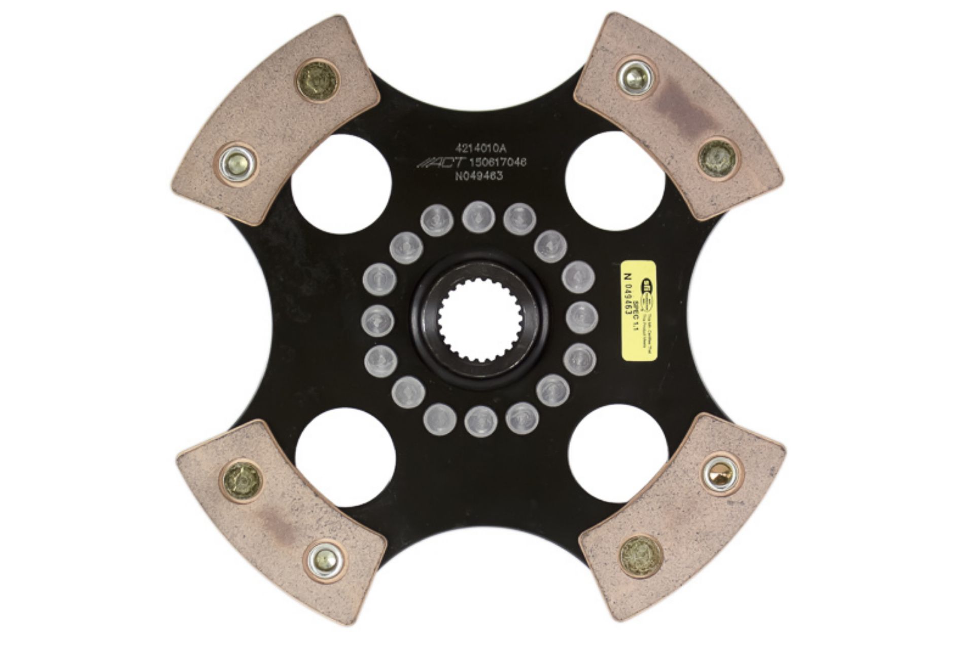 Picture of ACT 2002 Honda Civic 4 Pad Rigid Race Disc