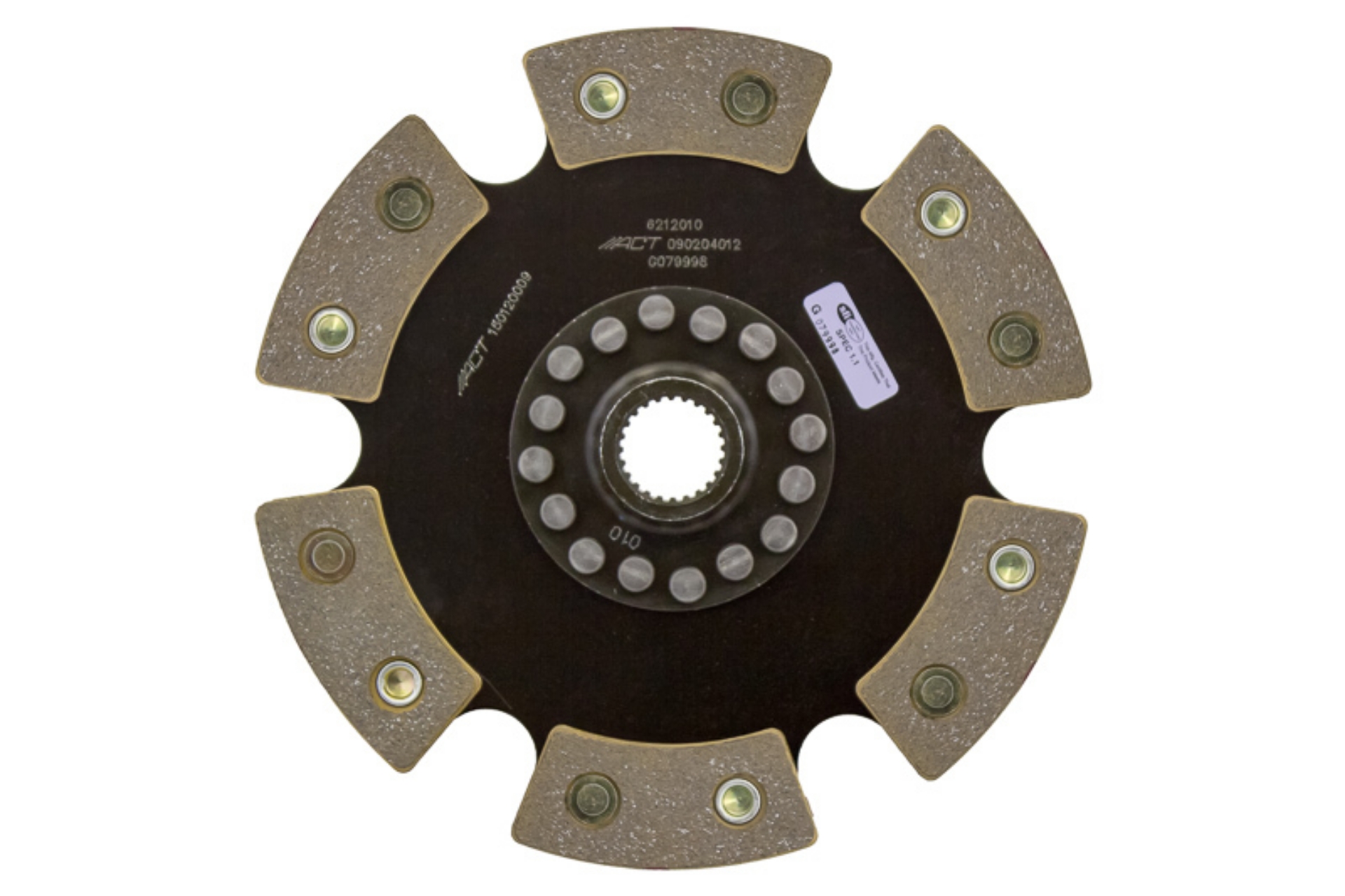 Picture of ACT 2000 Honda S2000 6 Pad Rigid Race Disc